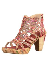 Laura Vita, Dames Sandalen met riem, rood