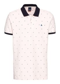 Scotch & Soda SCOTCH & SODA, Heren Shirt 'Ams Blauw polo shirt with allover print', rosa