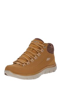 Skechers, Dames Sneakers hoog 'FLEX APPEAL', bruin
