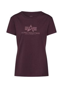Alpha Industries, Dames Shirt 'New Basic T Wmn', bourgogne
