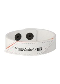 Diesel, Heren Armband 'A-PATCH', offwhite