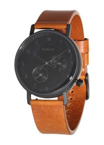 Komono, Heren Analoog horloge 'Walther', cognac / zwart