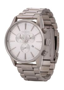 Nixon, Heren Analoog horloge 'Sentry Chrono', zilver