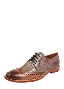 Melvin & Hamilton MELVIN & HAMILTON, Dames Veterschoen 'Amelie 3', bruin / smaragd