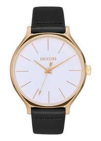 Nixon, Dames Analoog horloge 'Clique', goud / zwart / wit