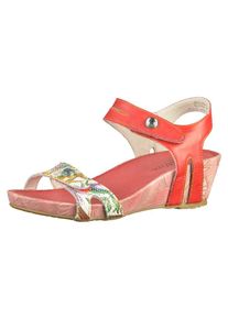 Laura Vita, Dames Sandalen met riem, rood