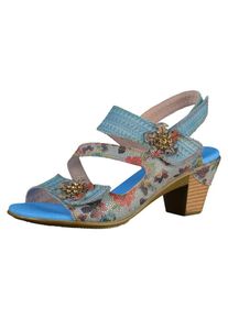 Laura Vita, Dames Sandalen met riem, blauw