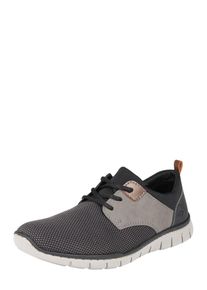 Rieker, Heren Sneakers laag 'B8764-43', antraciet / zwart / wit