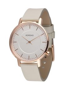 Komono, Dames Analoog horloge 'Harlow', grijs / rosé