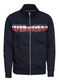 Tommy Hilfiger, Heren Gebreid vest, navy / rood / wit