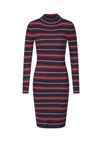 Noisy may, Dames Gebreide jurk 'NMMYRA', navy / rood / merlot / wit