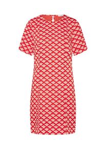 Calvin Klein, Dames Jurk, rood / wit