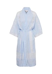 GAP, Dames Ochtendjas 'LACE ROBE', lichtblauw