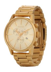Nixon, Heren Analoog horloge 'Sentry Chrono', goud