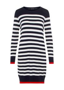 Véro Moda VERO MODA, Dames Gebreide jurk, nachtblauw / rood / wit