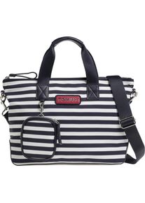 Tommy Hilfiger, Dames Handtas 'Varsity', kobaltblauw / wit