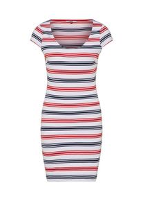 Tommy Jeans, Dames Jurk, blauw / rood / wit