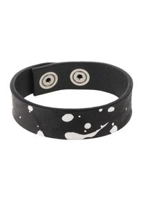 Diesel, Heren Armband 'A-POL', zwart / wit