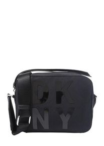 DKNY, Dames Handtas 'AVE A-CAMERA BAG-NYLON', zwart / zilver