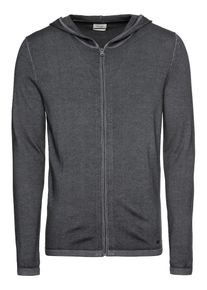 OLYMP, Heren Gebreid vest 'Strick Lvl5 Merino fast dye', antraciet