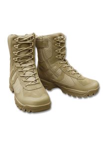 Stiefel Patrol m. YKK Zipper coyote, Größe 44/US 11, Textil / Leder, Mil-Tec