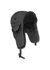 Piloten Pelzmütze MA1 schwarz, Größe 63-64, Synthetik, Mil-Tec