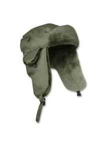 Piloten Pelzmütze MA1 oliv, Größe 57-58, Synthetik, Mil-Tec