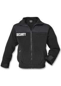 Security Fleecejacke schwarz, Größe 3XL, Herren, Mil-Tec