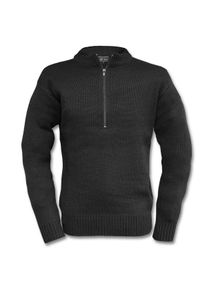 Armee Pullover (Sale) schwarz, Größe S, Herren, Synthetik, Mil-Tec
