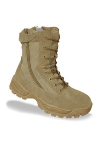 Tactical Stiefel Two-Zip sand, Größe 46/US 13, Textil / Leder, Mil-Tec
