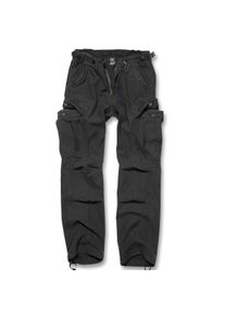 Brandit M65 Ladies Vintage Trouser Cargo Hose schwarz, Größe 36W, Baumwolle, Brandit, Damen