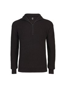 Brandit Strickpullover Marine Troyer schwarz, Größe 3XL, Herren, Synthetik, Brandit