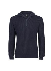 Brandit Strickpullover Marine Troyer navy, Größe XL, Herren, Synthetik, Brandit