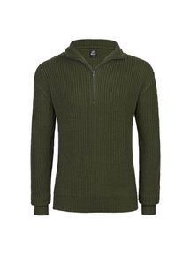Brandit Strickpullover Marine Troyer oliv, Größe 3XL, Herren, Synthetik, Brandit