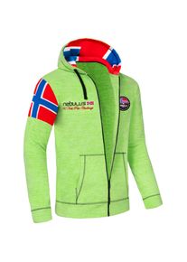 Nebulus Fleece Jacket SEARCHER, men, lime green | Winter Sale