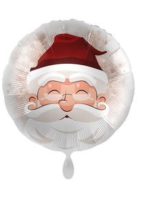 Ballon en aluminium de Noël Père Noël romantique 45cm