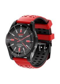 No.1 GS8 Smartwatch Phone MTK2502 Bluetooth 4.0 SIM Card Call Message Reminder Heart Rate Monitor - Black + Red