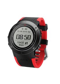Makibes DM18 Smartwatch Continuous Heart Rate Monitor IP68 Water Resistant LED Screen GPS Multi-Sport Mode - Red