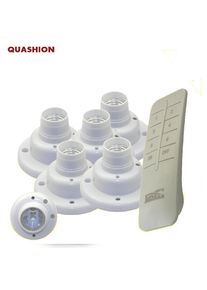 1/2/3/4/5/6 manieren RC Remote Wireless Control Smart Switch E27 muur mount Socket Power on/off Plug voor Home Huishoudelijke Apparaten