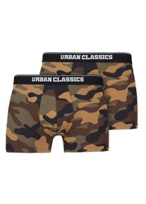 Camo Boxer Shorts 2er Pack camouflage, Größe S, Herren, Baumwolle, Urban Classics