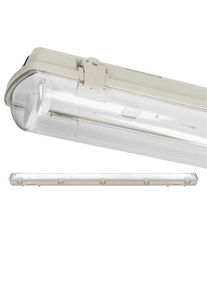 ECD Germany Corp de iluminat cu LED rezistent la umiditate 120 cm rezistent la apa, potrivit pentru T8