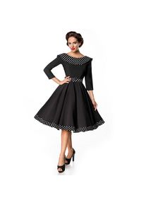 maskworld Abito swing vintage a pois