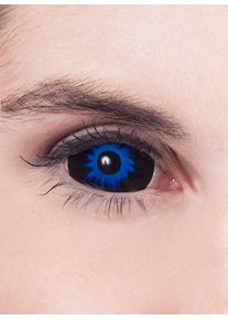 Lentilles de contact Sclera bleues