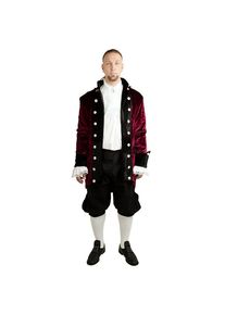 maskworld Lord Dress Coat wine red