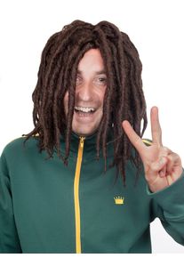 maskworld Braune Dreadlocks Per&uuml;cke