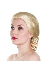 maskworld Blonde Chignon Perücke Evita