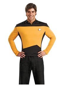 Rubies Uniforme Dorado De Star Trek La Nueva Generación