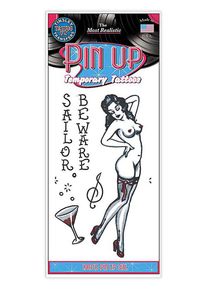 Tatuaggio adesivo retro pin-up