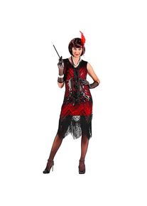 Robe de cocktail des années 20 bordeaux