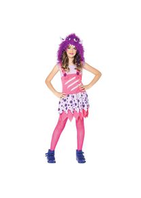 Leg Avenue Pelziges Grummel-Monster Kinderkostüm | Halloween Kostüm für Mädchen | Größe: 110-116 | Farbe: Lila